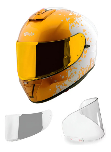 Casco Joe Rocket Rkt 15 Heartbreaker + Pinlock Para Moto | Meses sin interés
