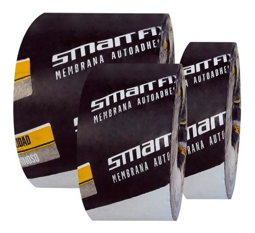 Membrana Autoadhesiva Smartfix 950 15cm X 10mts Aluminio 