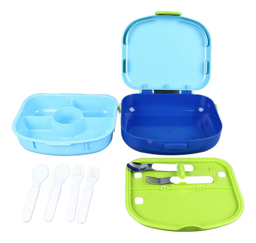 Cajas Tipo Bento Para Niños Con Capacidad Para 4 Compartimen