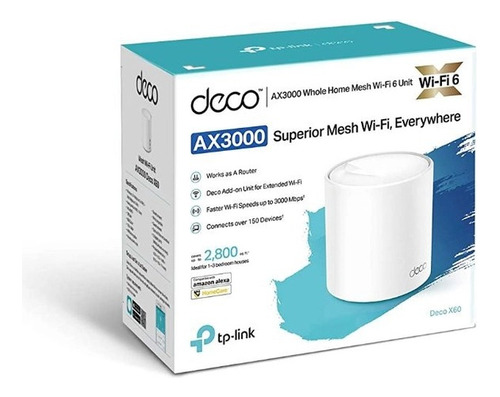 Roteador Wi-fi Mesh Tp-link Access Point Ax3000 Deco X60 V3