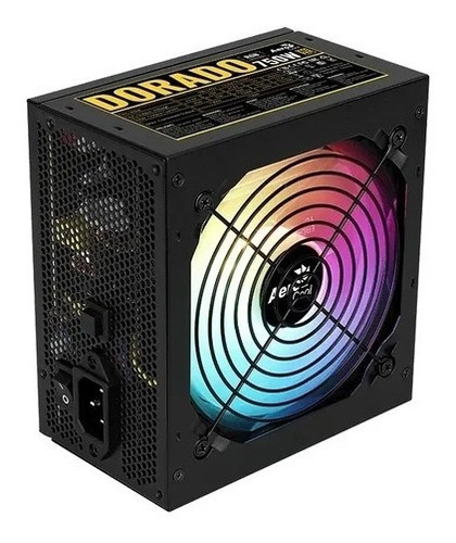 Fuente Aerocool Dorado 750w  80 Plus Gold Rgb Acuario