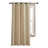 Cortina Semi Blackout 90% Un Paño 140x220cm Beige