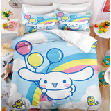 Cinnamoroll, Funda De Edredón Y Almohada, Doble 1