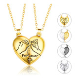 Collares Magnéticos Forever Parejas Novios Amor Imán Corazon