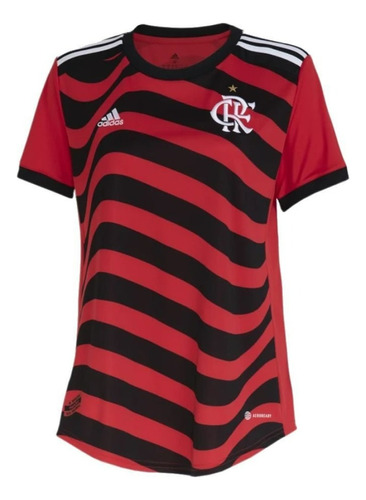 Camisa 3 Cr Flamengo 22/23 Feminina - Vermelho adidas Hd3790
