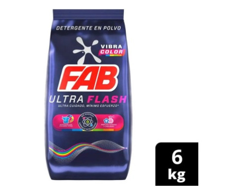 Fab Vibra Color Polvo 6 Kilos - Kg a $9634