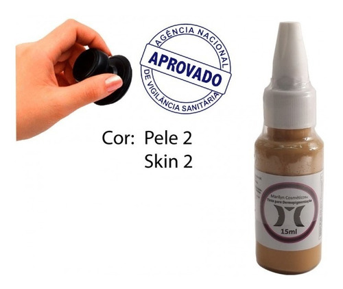 Pigmento Pele 2 Marilyn Cosméticos 15ml - Oferta