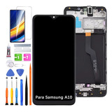 Pantalla Lcd Para Samsung A10 A105m A105f Con Marco Original