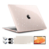 Twolskoo - Funda Brillante Con Purpurina Para Macbook Air De