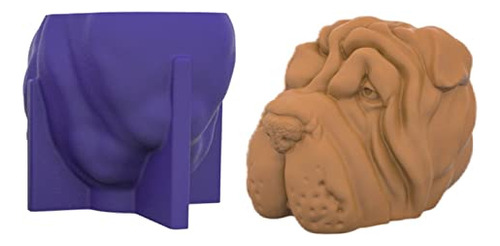 Moldes 3d Para Perros, Velas Y Jabón, Silicona Para Perros D