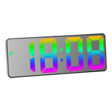 Reloj Digital Colorido Reloj Led Inteligente De Escritorio C