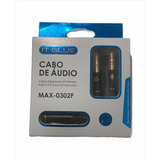 Cabo Adaptador Fone E Microfone 1 P3 Fêmea 2 P2 Macho