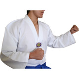 Dobok Taekwondo Oxford + Faixa Branca - Marca Kimonos Shizen