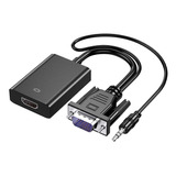 Adaptador Vga A Hdmi Para  Computadora Portatil, Audio 3....