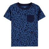 Carter´s! Remera Manga Corta. Leopardo. Talle 5 Años