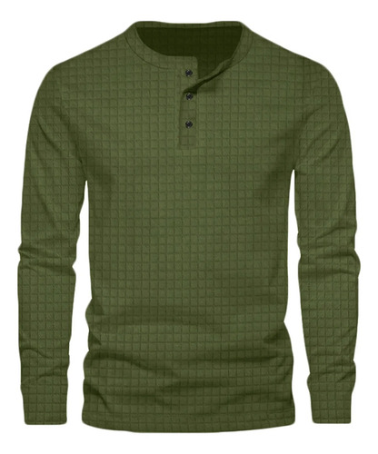 Blusa Elegante Para Hombre, Color Liso, Casual, Deportiva, C