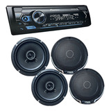 Estereo Pioneer De 1 Din + 2 Pares De Bocinas Krack