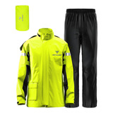 Conjunto Impermeable Reflectante Para Moto Hombre, Chaqueta