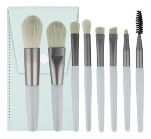 Set 8 Mini Brochas De Maquillaje - Unidad a $167