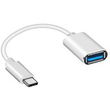 Cabo Adaptador Otg Tipo Type Usb C Cor Branco