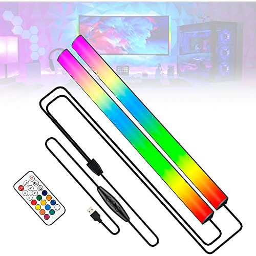 Barra De Luces Jusjubr Rgb Para Debajo Del Monitor, 2 Unidad