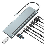 ~? Laptop Usb C Docking Station, Tipo C A Dp + Hdmi + Vga Du