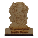 Servilletero Sirena Personalizado Mdf 3mm 25pzs