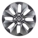 Taza Rodado 14 Volkswagen Gol Trend Grafito 2013 2015 Logo