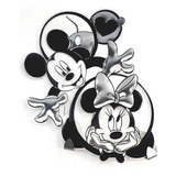 Adesivo Suporte 2 Ganchos Mickey E Minnie - Disney