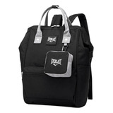 Mochila Cartera Everlast Boca De Pez Laptop  + Monedero 