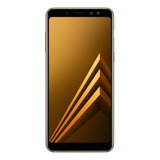 Smartphone Samsung Galaxy A8 64gb Dourado Nf-e - Excelente