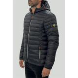 Campera Harris Negro, Hombre. Bravo J. T. S-4xl