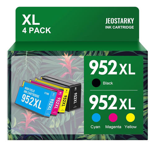 Jeostarky 952xl - Cartuchos De Tinta De Repuesto Para Hp 952