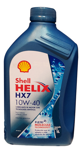 Aceite Semi Sintetico Shell Helix Hx7 10w40 - 1 Litro