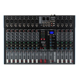 Mixer Mezclador Audio Gc Et12 Profesional 12 Canales Usb Eq