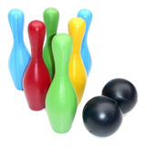 Set De Bowling Infantil Juguete + Pinos + Pelota Calidad