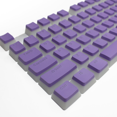 Keycaps Set Pudding Morado