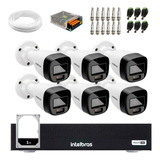 Kit Intelbras, 6 Vhd Full Color, Dvr 8 Canais, C/1 Tera