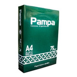 Resma Pampa A4 Multifunción De 5000 Hojas De 75g Color Blanco De 10 Unidades Por Pack