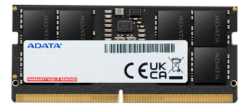 Memoria Ram Ddr5 8gb 5600mt/s Adata Laptop Negro