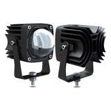 Faros Auxiliares Led 80w Alta/baja Doble Color Auto Moto