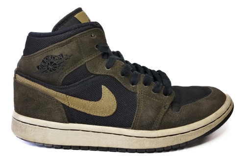 Air Jordan 1 Mid Military Olive