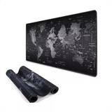 Mousepad Gamer 90x40 Mapa Mundi Bordas Costuradas