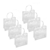 Bolsas De Regalo De Pvc Transparente Con Asas, 10 Unidades A