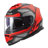 Casco Cerrado Ls2 Storm Faster Rojo Mate