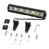 I O L Barra Led 10 Pulgadas 36 Cree Led Luz Blanco Fija Base