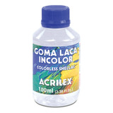 Goma Laca Incolora Acrilex 100 Ml Transparente 