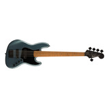 Bajo Eléctrico Squier Contemporary Active Jazz Bass® Hh V Gm Acabado Del Cuerpo Barnizado Cantidad De Cuerdas 5 Color Azul Petróleo Orientación De La Mano Diestro