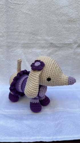 Perro Salchicha Amigurumi