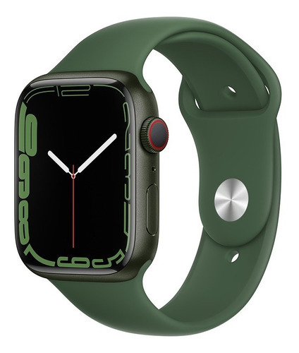 Apple Watch Series 7 (gps + Cellular, 45mm) - Caja De Aluminio Color Verde - Correa Deportiva Verde